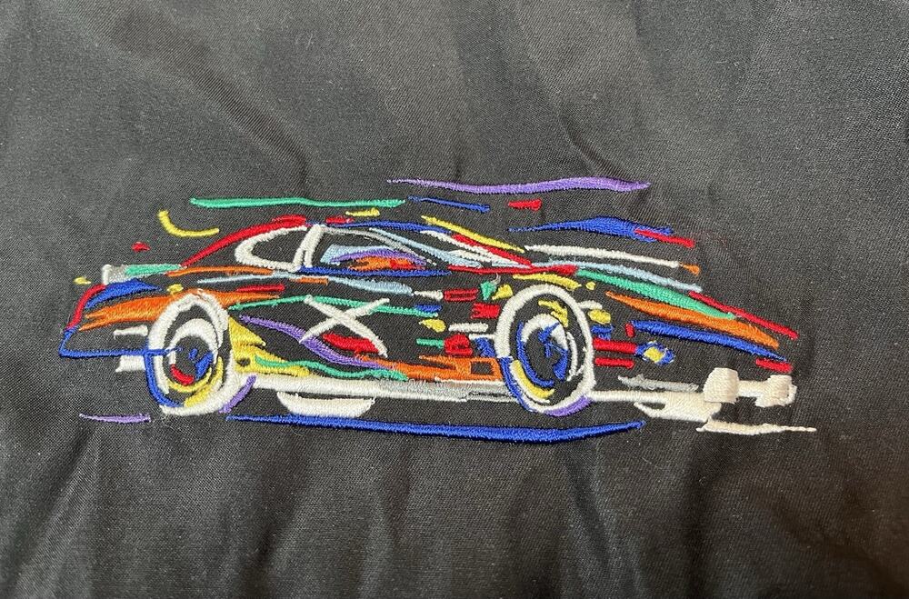 Vintage Devon & Jones XL Randy Owens Racing Jacket Embroidered IndyCar F1
